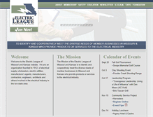 Tablet Screenshot of electricleague.org