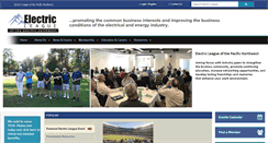 Desktop Screenshot of electricleague.net