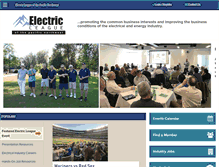 Tablet Screenshot of electricleague.net